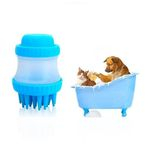 Ficha técnica e caractérísticas do produto Pente Escova Cães Massagem Silicone Cleaning Device Pets