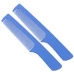 Ficha técnica e caractérísticas do produto Pente para Tirar Piolho (2 Unidades) - #6050 (Azul)