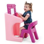 Ficha técnica e caractérísticas do produto Penteadeira Infantil com Acessórios e Cadeira - Xalingo