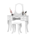 Ficha técnica e caractérísticas do produto Penteadeira Princesa com Espelho - Branco