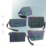 Ficha técnica e caractérísticas do produto Amyove Lovely gift Pequeno Cosmetic Bag portátil Alterar cor Cosmetic Bag Luminous Make-up Bag