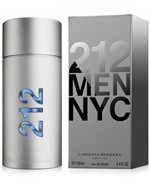 Ficha técnica e caractérísticas do produto Perfume 212 Men NYC Eau de Toilette Carolina Herrera Original 100ml ou 200ml