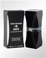 Ficha técnica e caractérísticas do produto Perfume 4 Men New Brand Masculino 100 Ml