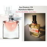 Ficha técnica e caractérísticas do produto Perfume A Vida é Bella , Referência Olfativa. 110ml Ego 216