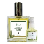 Ficha técnica e caractérísticas do produto Perfume Acácia & Aloés 100ml Masculino - Blend de Óleo Essencial Natural + Mini Perfume de presente