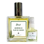 Ficha técnica e caractérísticas do produto Perfume Acácia & Flor de Jasmim 100ml Masculino - Blend de Óleo Essencial Natural + Mini Perfume de