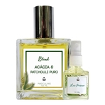 Ficha técnica e caractérísticas do produto Perfume Acácia & Patchouli Puro 100ml Masculino - Blend de Óleo Essencial Natural + Perfume de prese