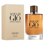 Ficha técnica e caractérísticas do produto Perfume Acqua Di Giò Absolu Masculino Giorgio Armani Eau de Parfum 125ml