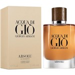 Ficha técnica e caractérísticas do produto Perfume Acqua Di Giò Absolu Masculino Giorgio Armani Eau de Parfum 75ml