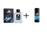 Perfume Adidas Ice Dive 100ml + Desodorante Ads Ice Dive