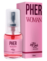 Ficha técnica e caractérísticas do produto Perfume Afrodisíaco Feminino Pher Woman - 20Ml Soft Love