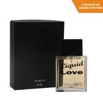 Ficha técnica e caractérísticas do produto Perfume Afrodisíaco Masculino Liquid Love Man 50ml (2 vidros)