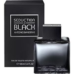 Ficha técnica e caractérísticas do produto Perfume Antonio Banderas Seduction In Black Masculino Eau de Toilette 100ml