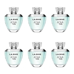 Ficha técnica e caractérísticas do produto Perfume Aqua Bella La Rive 100ml Edp CX com 6 unidades Atacado