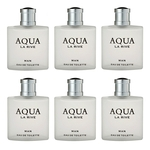 Ficha técnica e caractérísticas do produto Perfume Aqua Man La Rive 90ml Edp CX com 6 unidades Atacado