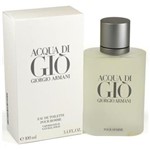 Ficha técnica e caractérísticas do produto Perfume Armani Acqua Di Gio 100ml Eau de Toilette Masculino - 100 ML