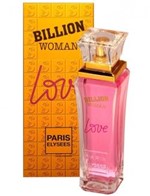 Ficha técnica e caractérísticas do produto Perfume Billion Woman Love Edt 100ml Feminino - Paris Elysees