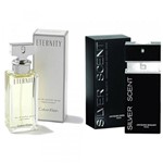 Ficha técnica e caractérísticas do produto Perfume Calvin Klein Eternity Feminino 100ml + Perfume Silver Scent Jacques Bogart Masculino 100ml
