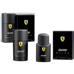Perfume Coffret Black Ferrari Masculino 40ml Eau de Toilette + Deo Stick 75ml