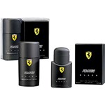 Ficha técnica e caractérísticas do produto Perfume Coffret Black Ferrari Masculino 40ml Eau de Toilette + Deo Stick 75ml