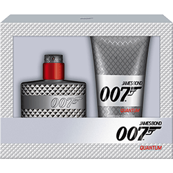 Ficha técnica e caractérísticas do produto Perfume Coffret James Bond 007 Masculino Quantum 50ml + Shower Gel 150ml