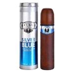 Ficha técnica e caractérísticas do produto Perfume Cuba Silver Blue EDT 100ML Masculino