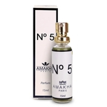 Ficha técnica e caractérísticas do produto Perfume De Bolsa Importado Feminino Amakha Paris Nº 5