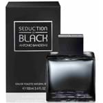 Ficha técnica e caractérísticas do produto Perfume EDT Antonio Banderas Masculino Seduction In Black 100ml
