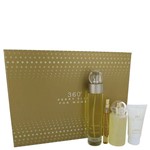 Perfume Feminino 360 Cx. Presente Perry Ellis 100 Ml Eau de Toilette + 120 Ml Body Mist + 60 Ml Creme para Mãos + 9 Ml