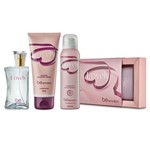 Ficha técnica e caractérísticas do produto Perfume Feminino Lovely + Desodorante Antitranspirante Lovely + Sabonete em Barra Lovely + Hidratant