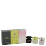 Perfume Feminino Versace Bright Crystal Cx. Presente - Miniature Collection Incluso Crystal Noir, Bright Crystal And Ver