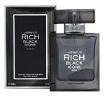 Ficha técnica e caractérísticas do produto Perfume Geparlys Rich Black Icone EDT M 90ML - Pinguin