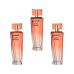 Ficha técnica e caractérísticas do produto Perfume Hello Beauty La Rive 100ml Edp CX com 3 unidades Atacado