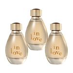 Ficha técnica e caractérísticas do produto Perfume In Love La Rive 100ml Edp CX com 3 unidades Atacado