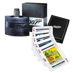Ficha técnica e caractérísticas do produto Perfume James Bond Eau de Toilette 007 50ml e Playing Cards