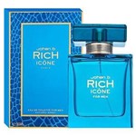 Ficha técnica e caractérísticas do produto Perfume Johan.b Rich Icone Eau de Toilette Masculino 90ML