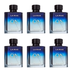 Ficha técnica e caractérísticas do produto Perfume Just on Time La Rive 100ml Edt CX com 6 unidades Atacado