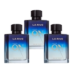 Ficha técnica e caractérísticas do produto Perfume Just on Time La Rive 100ml Edt CX com 3 unidades Atacado