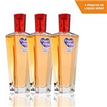 Ficha técnica e caractérísticas do produto Perfume Liquid Sense 100ml (3 Frascos) Gotas Mágicas
