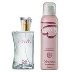 Ficha técnica e caractérísticas do produto Perfume Lovely + Desodorante Antitranspirante Lovely Be Emotion - Lovely - para Elas + Desodorante Antitranspirante Lovely Be Emotion