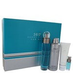 Ficha técnica e caractérísticas do produto Perfume Masculino 360 Cx. Presente Perry Ellis 100 Ml Eau de Toilette + 7,5 Ml Mini Edt + 200 Ml Body 90 Ml + Gel de Ban