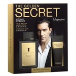 Ficha técnica e caractérísticas do produto Perfume Masculino Antonio Banderas The Golden Secret Eau de Toilette 100ml e Pós Barba 100ml