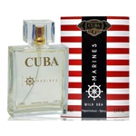 Ficha técnica e caractérísticas do produto Perfume Masculino Cuba Marines 100ml + Nota Fiscal
