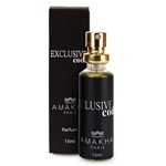 Perfume Masculino de Bolso Exclusive Code Amakha Paris