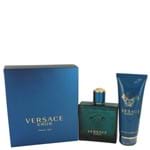 Ficha técnica e caractérísticas do produto Perfume Masculino Eros Cx. Presente Versace 100 Ml Eau de Toilette 100 Ml + Gel de Banho