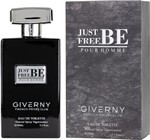 Ficha técnica e caractérísticas do produto Perfume Masculino Giverny Just Be Free Pour Homme -edt 100ml
