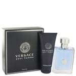 Ficha técnica e caractérísticas do produto Perfume Masculino Pour Homme Cx. Presente Versace 100 Ml Eau de Toilette 100 Ml + Gel de Banho