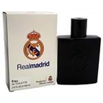 Ficha técnica e caractérísticas do produto Perfume Masculino Real Madrid Black Eau de Toilette 100 Ml