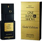 Ficha técnica e caractérísticas do produto Perfume One Man Show Gold Masculino Eau de Toilette 100ml Jacques Bogart