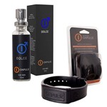 Ficha técnica e caractérísticas do produto Perfume Onpulse Dolce Masculino Inspiração Importado 15 Ml e Pulseira Magnética Preto Onpulse